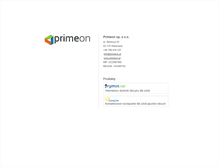 Tablet Screenshot of primeon.pl